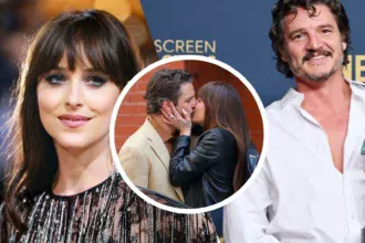 Dakota Johnson Sparks Envy with Passionate Kiss with Pedro Pascal During 'Materialists' Filming